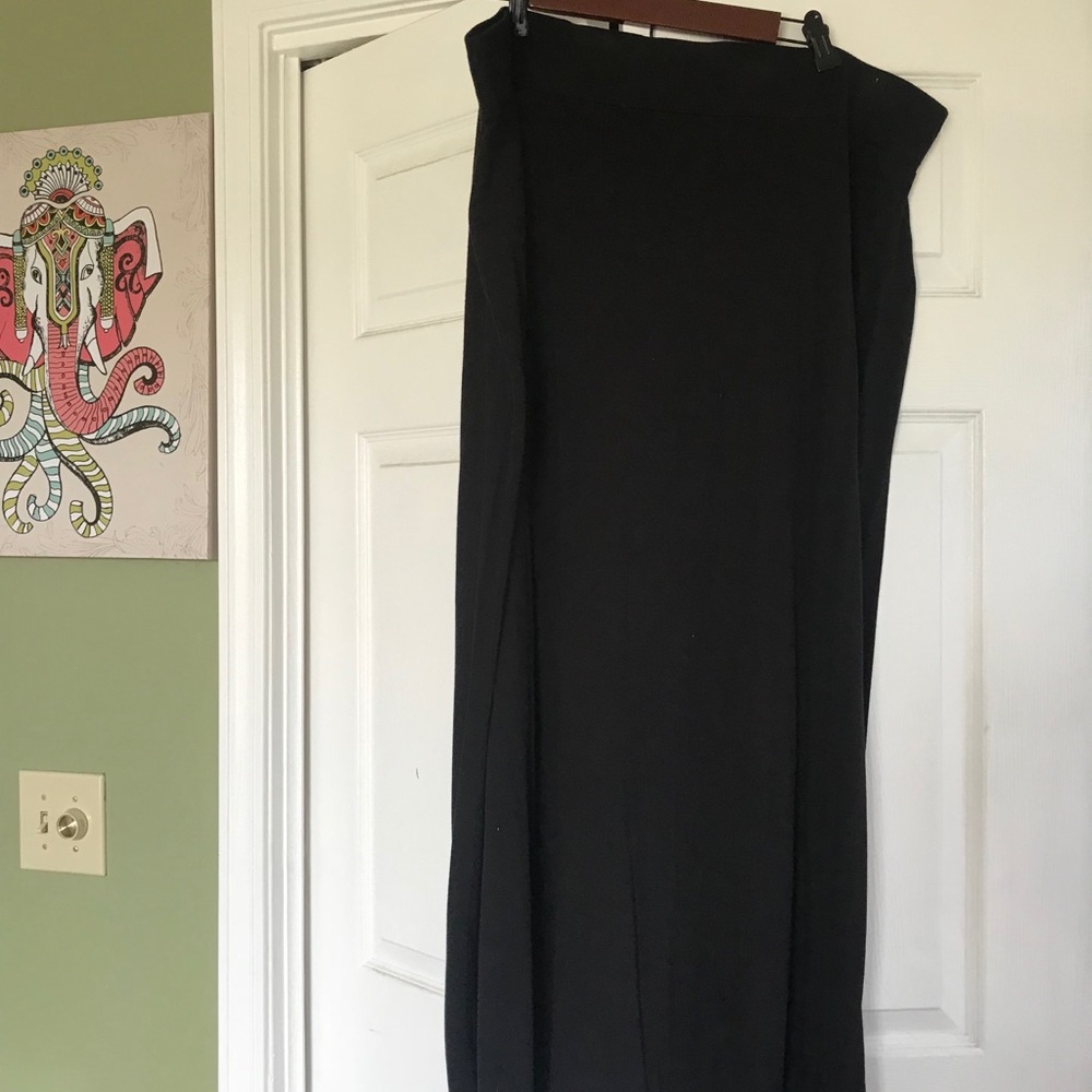 a.n.a Black Maxi Skirt